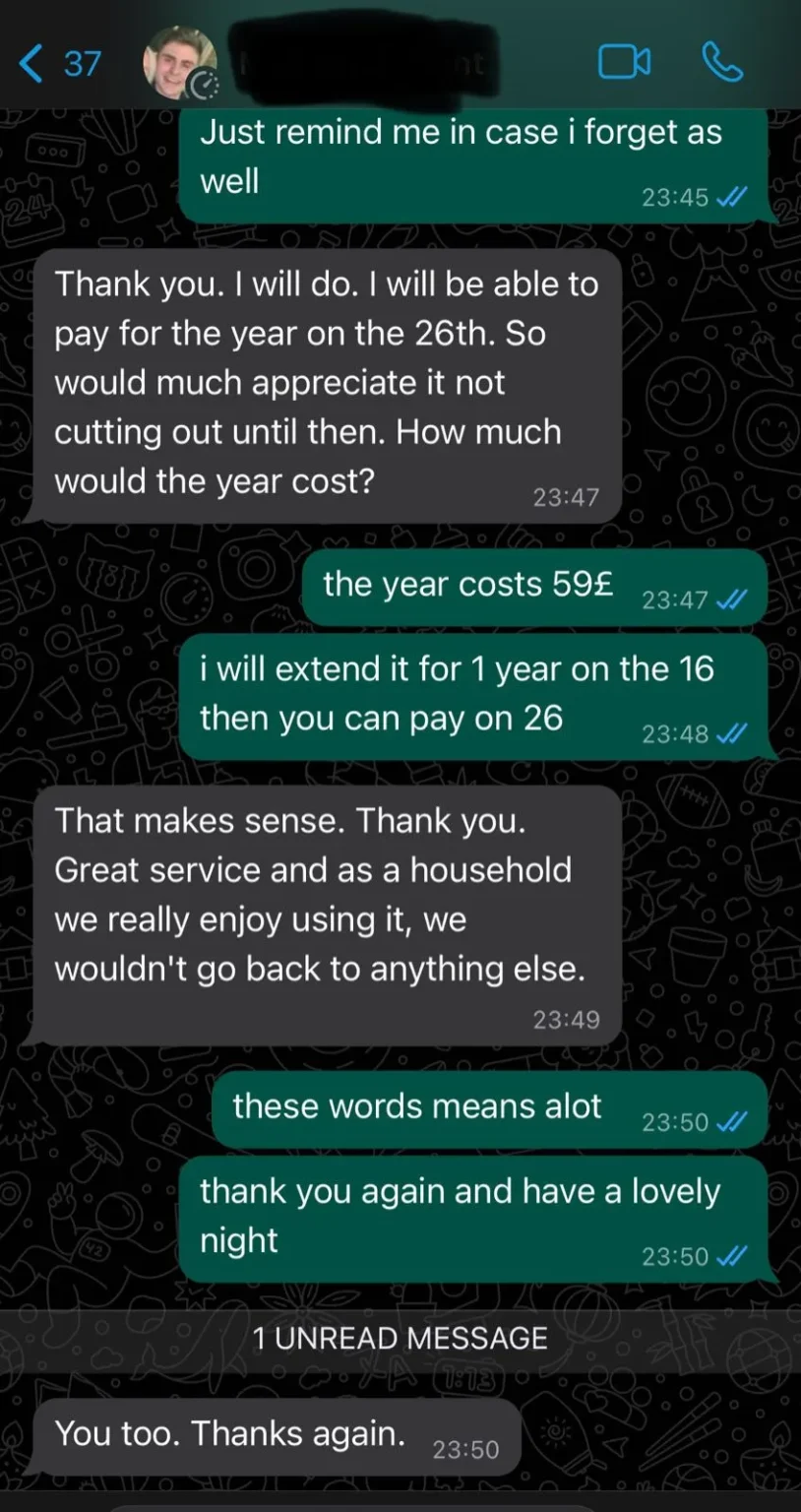 WhatsApp review 1